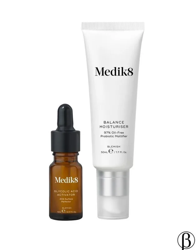 Balance Moisturiser & Glycolic Acid Activator | зволожуючий крем для проблемної шкіри MEDIK8