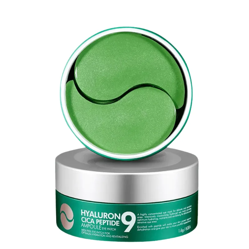 Medi-Peel Hyaluron Cica Peptide 9 Ampoule Eye Patch — Заспокійливі гідрогелеві патчі з пептидами