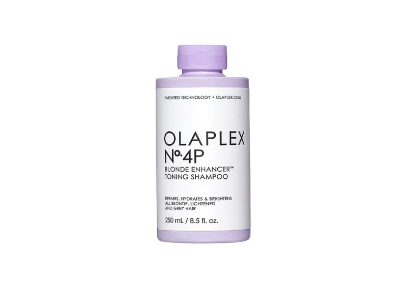 Висококонцентрований фіолетовий шампунь для освітленого волосся OLAPLEX №4P Blonde Enhancer Toning Shampoo 250 мл