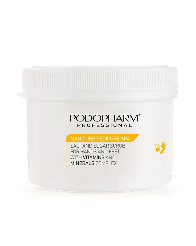 Цукрово-сольовий пілінг Podopharm з вітамінами і мінералами, 600 г