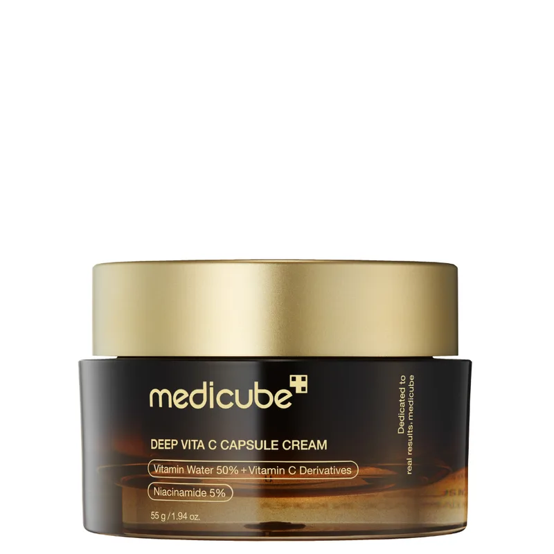 Medicube Deep Vita C Capsule Cream 55 мл — Освітлювальний капсульний крем з вітаміном С