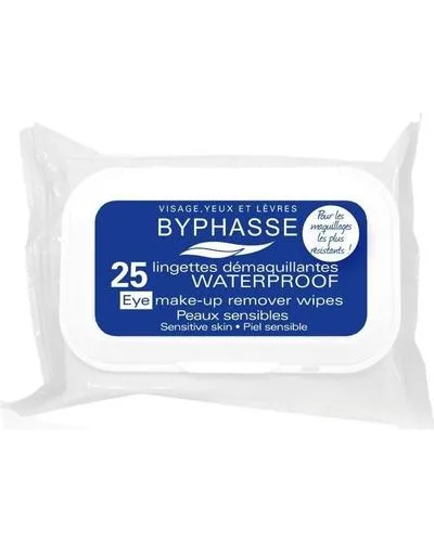 Waterproof Make-up Remover Wipes Sensitive Skin Очищуючі серветки - Byphasse