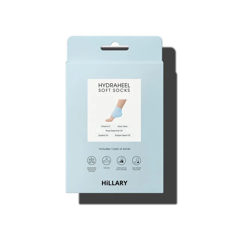 Зволожувальні шкарпетки для п’ят Hillary HydraHeel Soft Socks