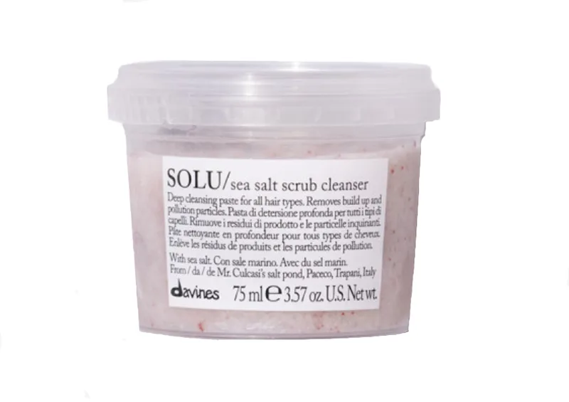 Паста-скраб з морською сіллю DAVINES Solu Sea Salt Scrub Cleancer