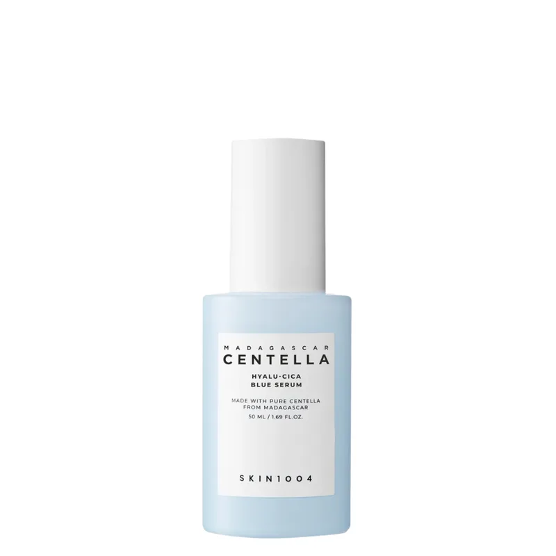 SKIN1004 Madagascar Centella Hyalu-Cica Blue Serum 50 мл — Зволожуюча сироватка з центеллою та гіалуроновою кислотою