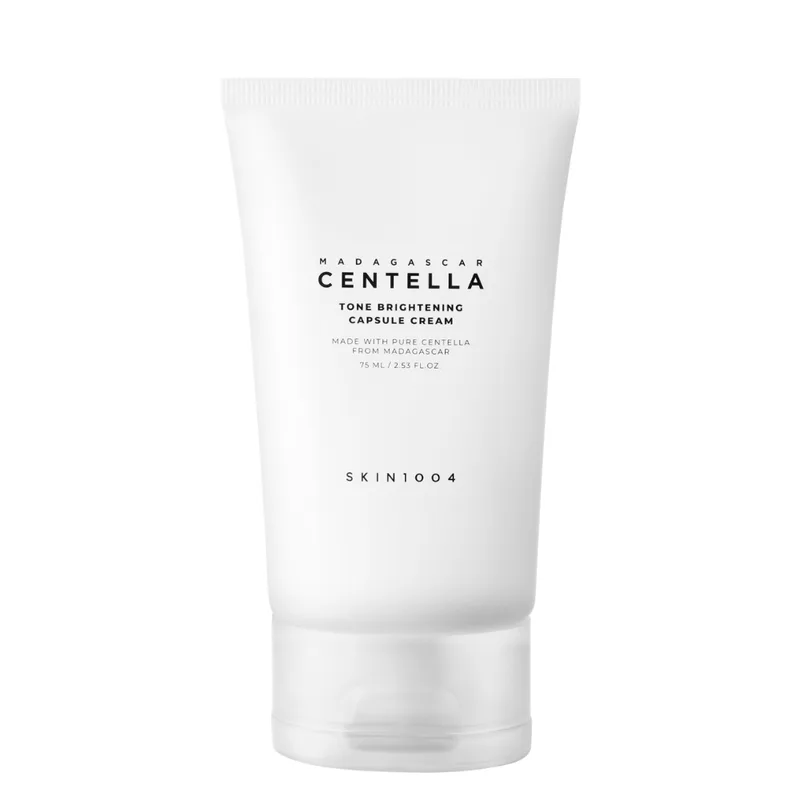 SKIN1004 Madagascar Centella Tone Brightening Capsule Cream — Освітлюючий зволожуючий крем для обличчя з центеллою