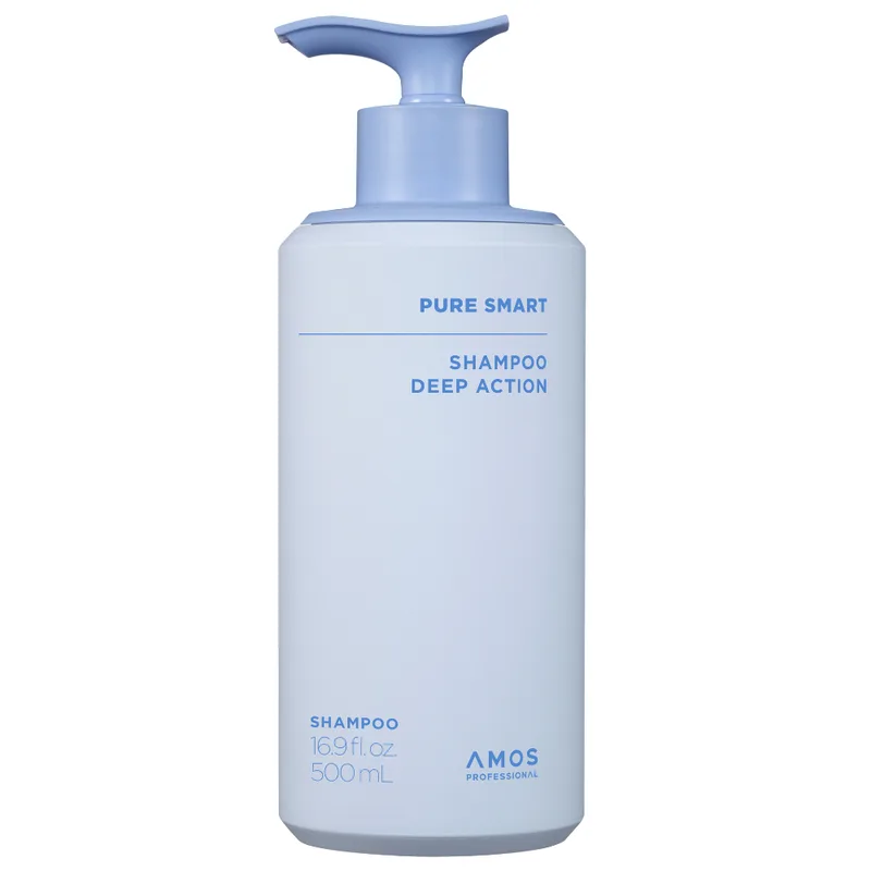 Amos Professional Pure Smart Shampoo Deep Action 500 мл — Шампунь від лупи інтенсивної дії