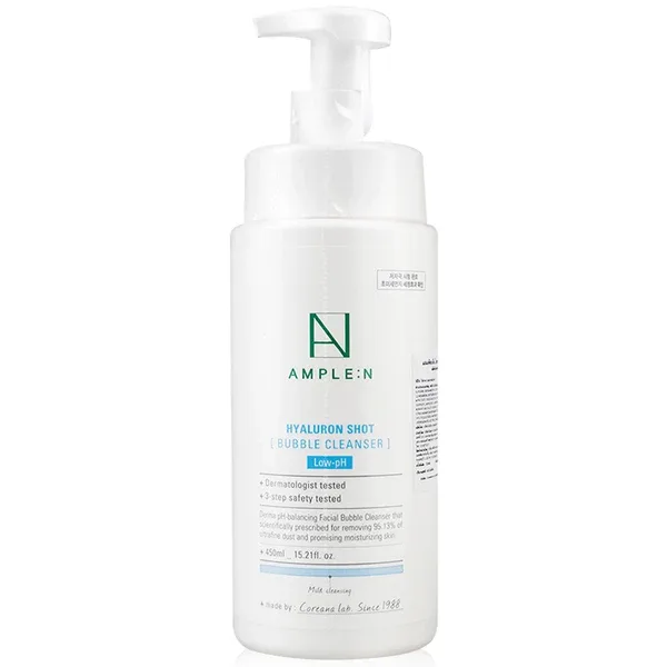 Ample:N Hyaluron Shot Bubble Cleanser
