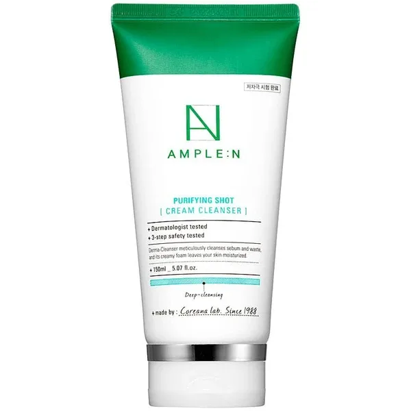 Ample:N Purifying Shot Cream Cleanser - Ніжний очищуючий крем