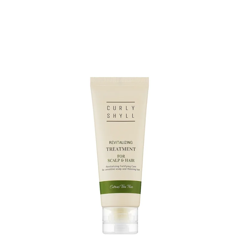 Curly Shyll Revitalizing Treatment 30 мл — Ревіталізуюча та зміцнююча маска для шкіри голови та волосся (міні)