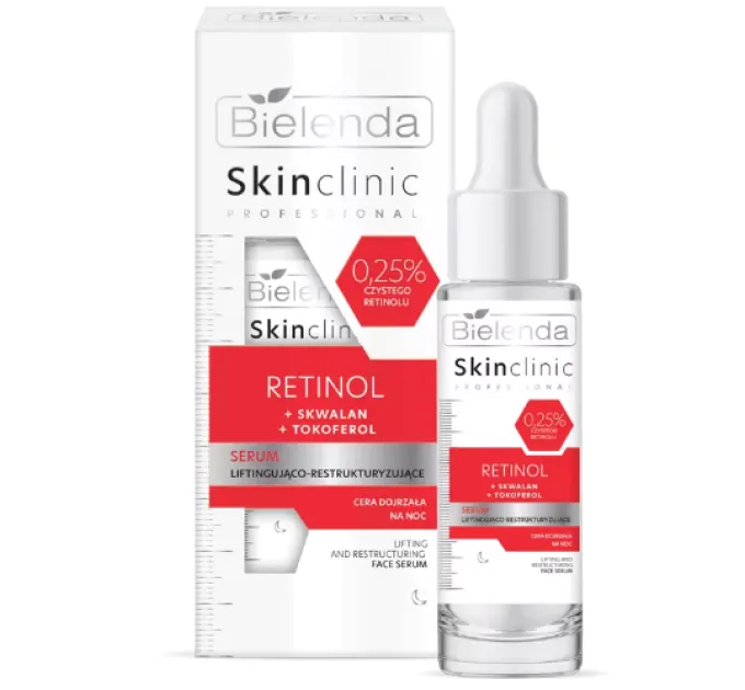 Ліфтингуюча та регенеруюча сироватка з ретинолом - Skin Clinic Professional