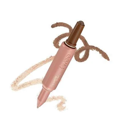 FWEE Long-Lasting Dual Coloring Stick Eye Shadow – подвійні кремові тіні для повік у стіку 02 Soft Blink