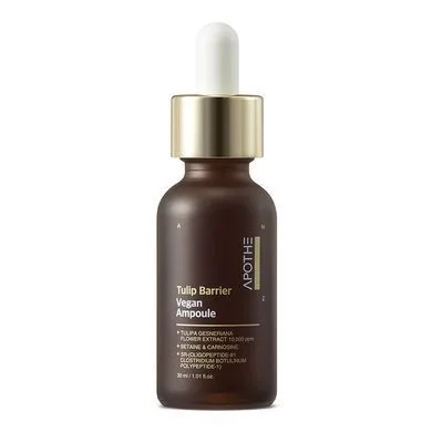 Антиоксидантная сыворотка с экстрактом черного тюльпана – APOTHE Tulip Barrier Vegan Ampoule, 30 мл