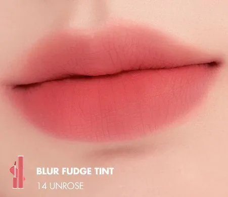 rom&nd Blur Fudge Tint – матовий тінт для губ 14 Unrose