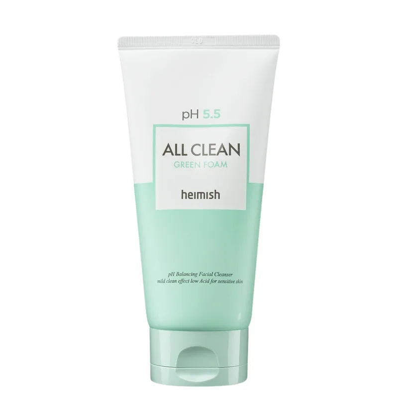 Heimish pH 5.5 All Clean Green Foam 150 мл — Слабокислотний гель для вмивання для чутливої шкіри