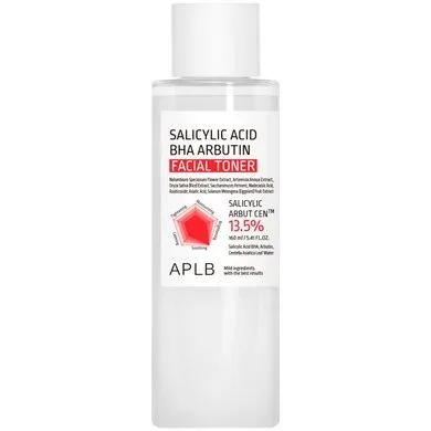APLB Salicylic Acid BHA Arbutin Facial Toner
