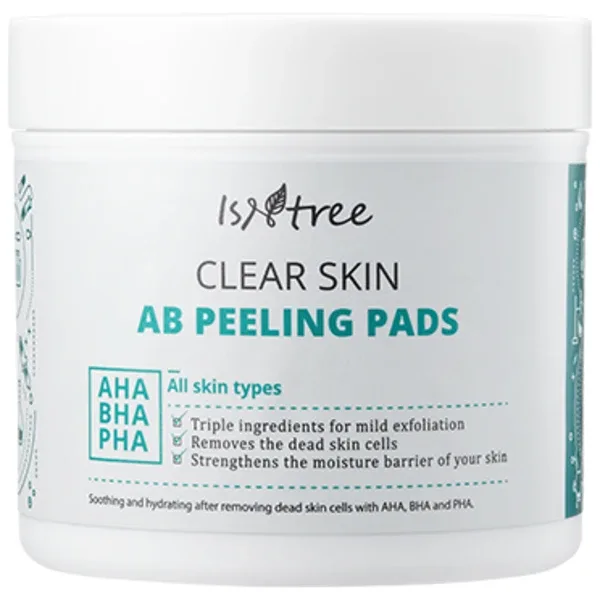ISNTREE Clear Skin AB Peeling Pads - Пілінг-педи на основі кислот