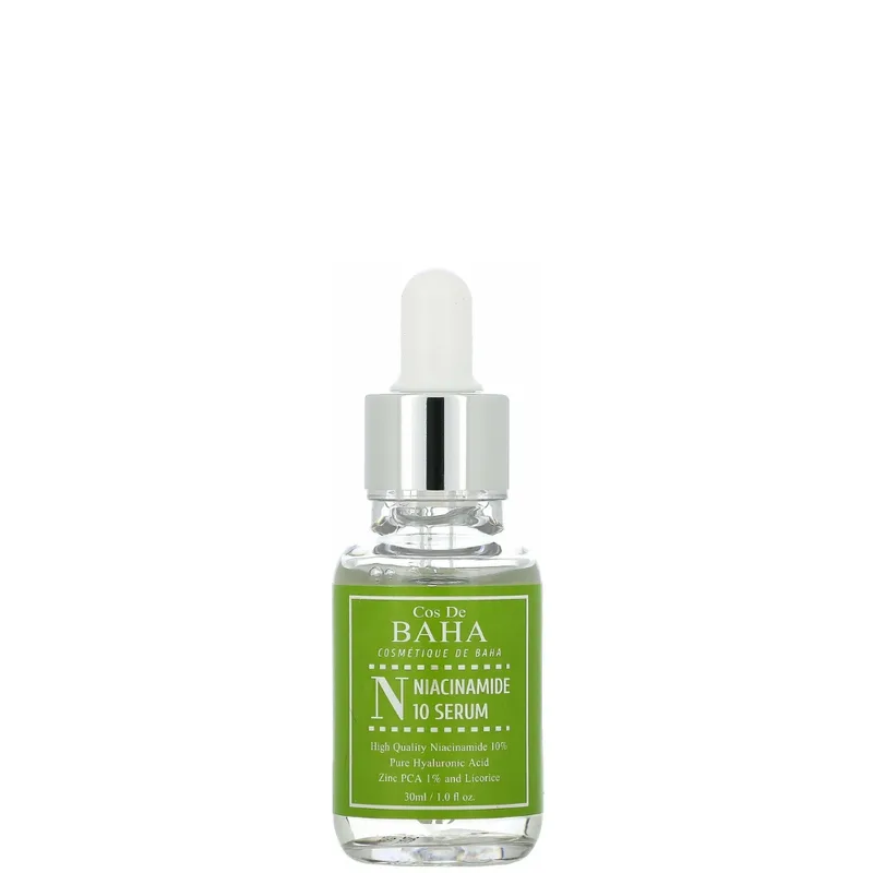 Cos De BAHA Niacinamide 10 Serum 30 мл — Протизапальна сироватка для жирної шкіри з ніацинамідом та цинком