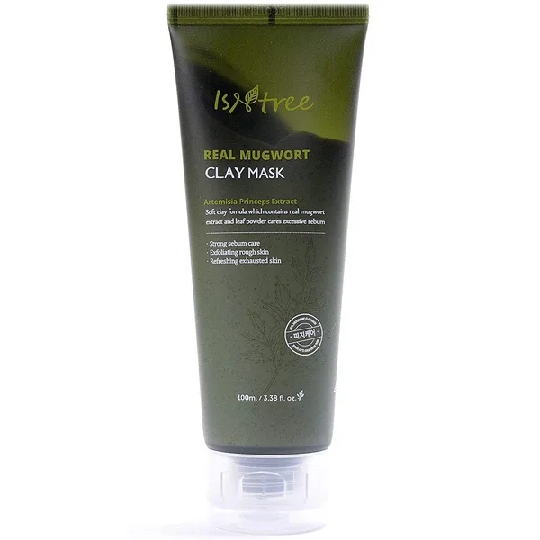 ISNTREE Real Mugwort Clay Mask - Лікувальна глиняна маска на основі полину