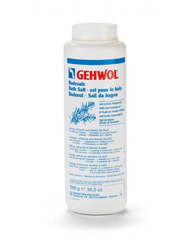 Сіль для ванни з маслом розмарину Gehwol, 1кг