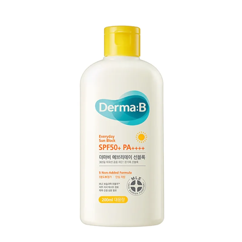 Derma:B Everyday Sun Block SPF50 PA++++ — Сонцезахисний лосьон для тіла та обличчя