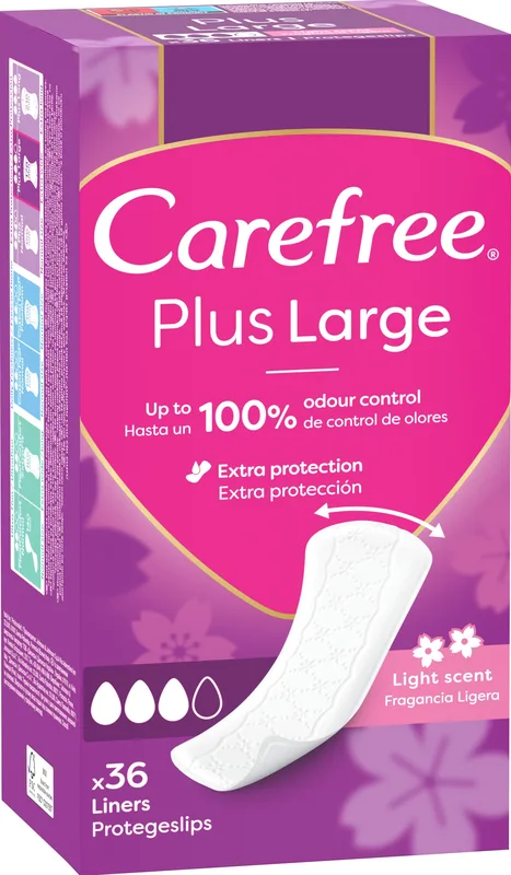 Прокладки щоденнi Carefree Plus Large 36 шт.