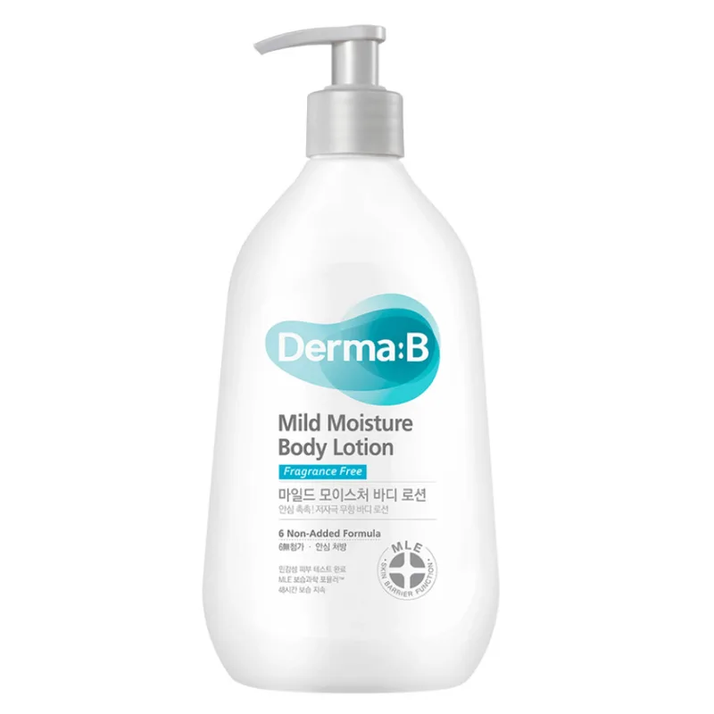 Derma:B Mild Moisture Body Lotion — Ламелярний лосьйон для тіла для чутливої ​​шкіри