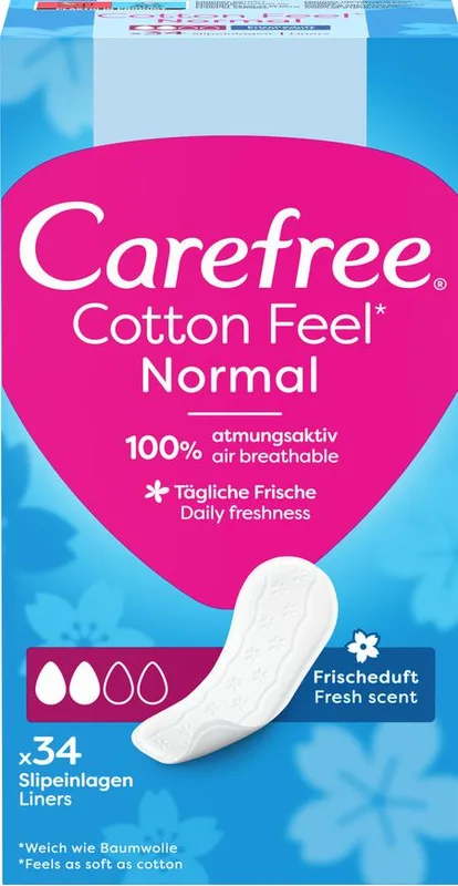Прокладки щоденні Carefree Cotton Feel 34 шт.