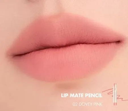rom&nd Lip Mate Pencil Be Oveeer Shade – олівець для губ 02 Dovey Pink