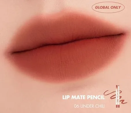 rom&nd Lip Mate Pencil Be Oveeer Shade – олівець для губ 06 Under Chili