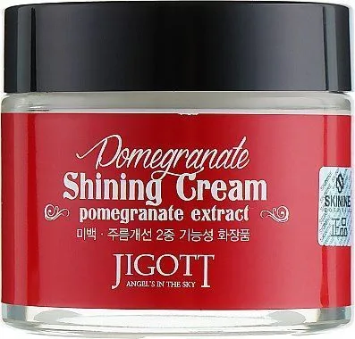 Jigott Pomegranate Shining Cream Крем гранатовий для яскравості шкіри 70 мл