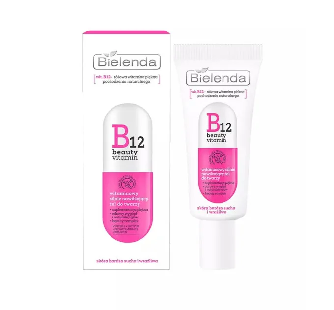 Сильно зволожуючий гель для обличчя - B12 Beauty Vitamin