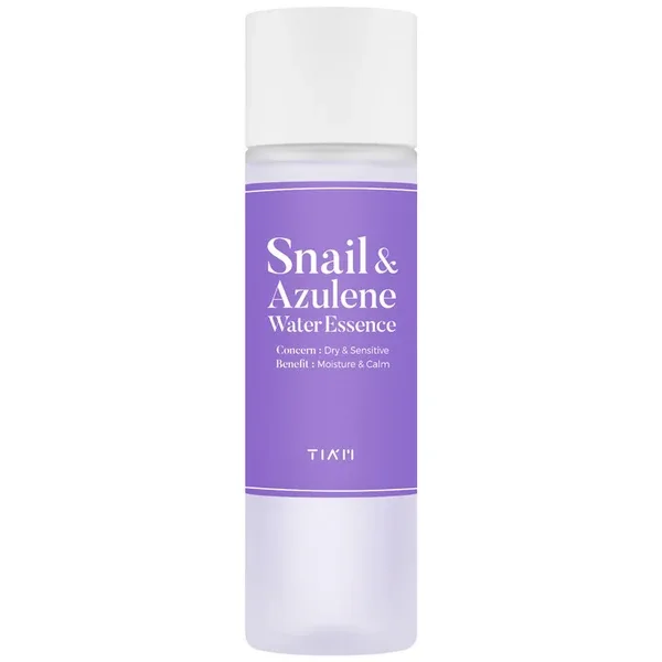 TIA'M Snail & Azulene Water Essence – зволожуюча есенція з муцином равлика та азуленом 180 мл