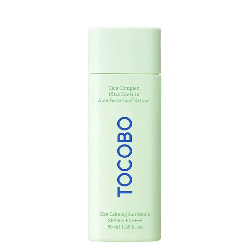 Tocobo Cica Calming Sun Serum SPF50+ PA++++ — Заспокійлива сонцезахисна сироватка SPF50+
