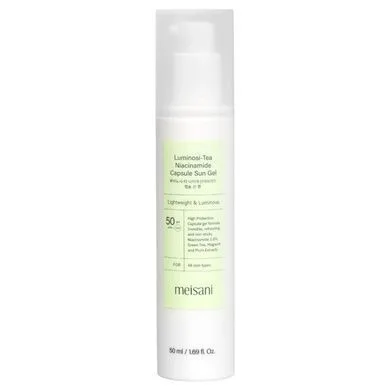 Meisani Luminosi-Tea Niacinamide Capsule Sun Gel SPF50