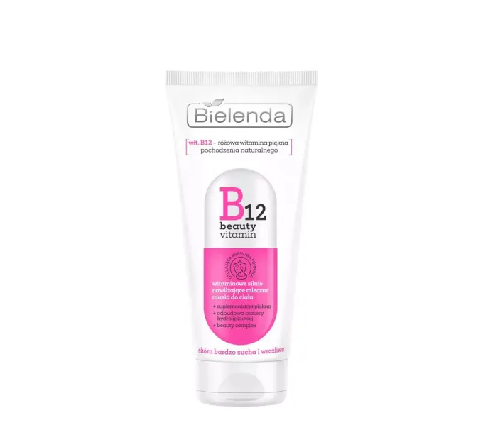 Вітамінне сильно зволожуюче молочне масло для тіла - B12 Beauty Vitamin