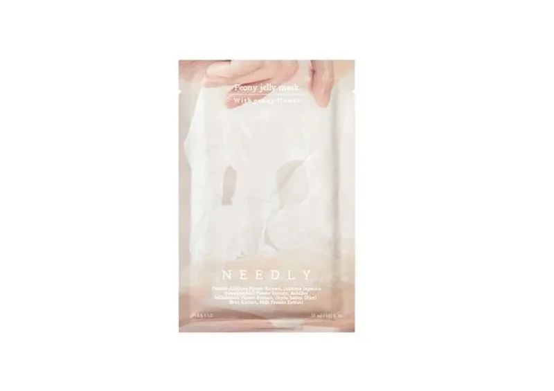 Освітлююча тканинна маска для обличчя NEEDLY Peony Jelly Mask 33 мл