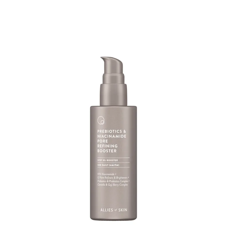 Allies Of Skin Prebiotics & Niacinamide Pore Refining Booster 50 мл — Сироватка для звуження пор з 10% ніацинаміду