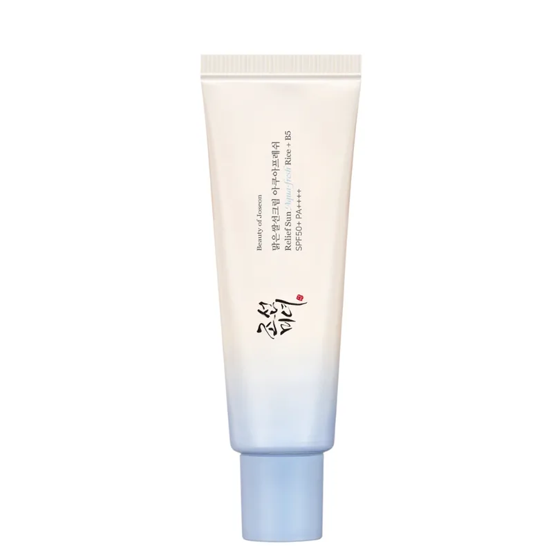 Beauty of Joseon Relief Aqua-fresh Rice+B5 SPF50+ PA++++ — Легкий сонцезахисний крем з пантенолом