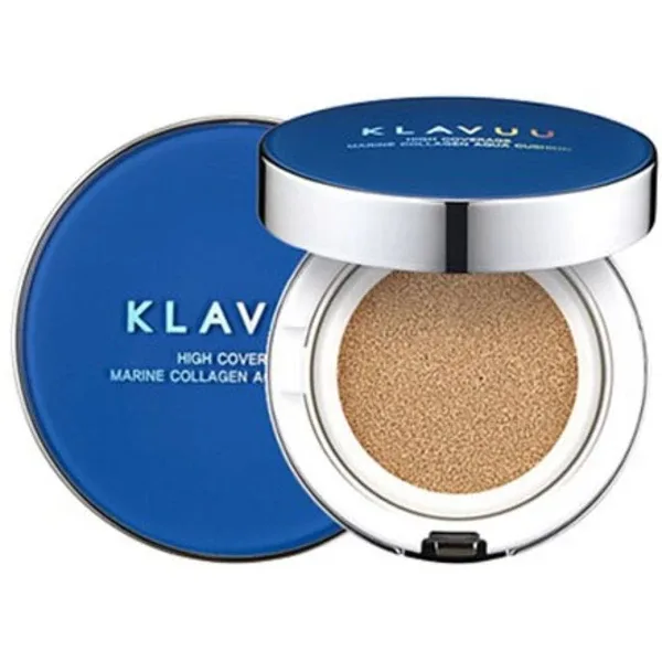 KLAVUU #23 Blue Pearlsation High Coverage Marine Collagen Aqua Cushion - Кушон високого покриття з морським колагеном