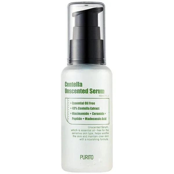 Purito Centella Unscented Serum - Сироватка з азіатською центелою без ефірних олій 15ml