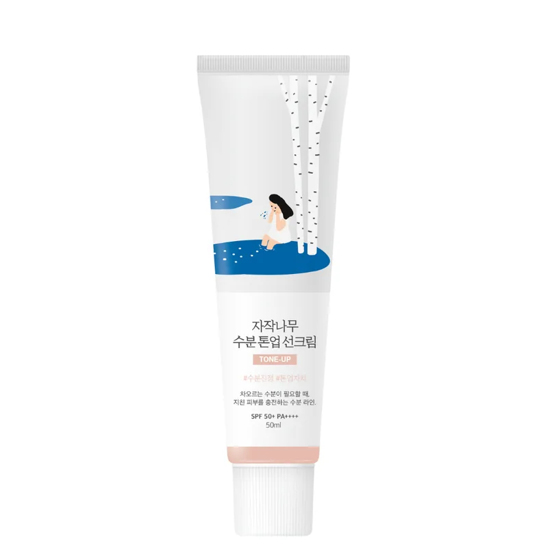 Round Lab Birch Juice Moisturizing Tone Up Sunscreen 50 мл — Сонцезахисний крем з тонуючим ефектом