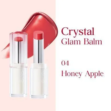 CLIO Crystal Glam Balm – сяючий бальзам для губ 04 Honey Apple