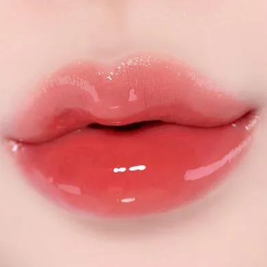 Etude Overglowy Tint – сяючий дзеркальний тінт для губ 02 Peach Forest OF HEALING