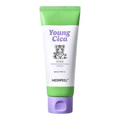Крем заспокійливий з центеллою та PDRN - Medi Peel Young Cica PDRN Trouble Soothing Cream, 80 мл