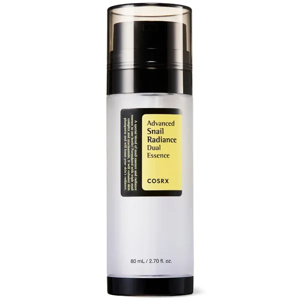 Cosrx Advanced Snail Radiance Dual Essence - Подвійна есенція з муцином равлика та ніацинамідом для сяйва шкіри