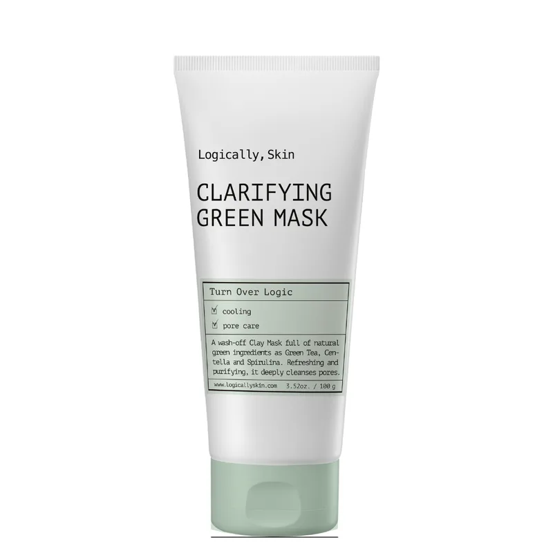 Logically, Skin Clarifying Green Mask — Очищувальна маска з глиною та спіруліною
