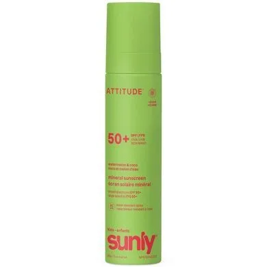 Attitude Kids Lightweight Mineral Lotion SPF50 Watermelon & Coco