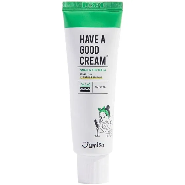 Jumiso Have A Good Cream Snail & Centella - Відновлюючий крем для обличчя з муцином равлики та центелою