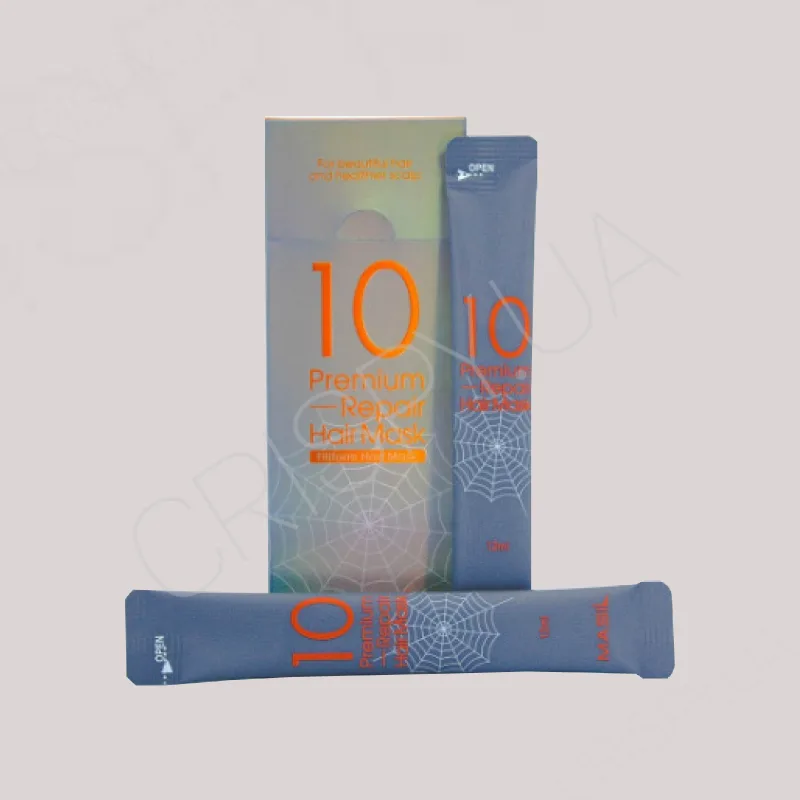 Відновлююча преміум-маска для волосся MASIL 10 PREMIUM REPAIR HAIR MASK - 12 мл * 10 шт